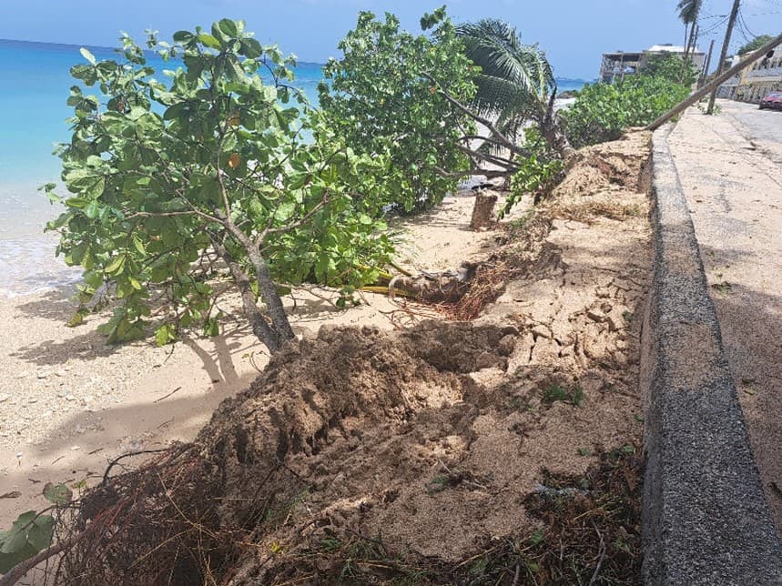 Unseasonal erosion linked to South American freshwater surges