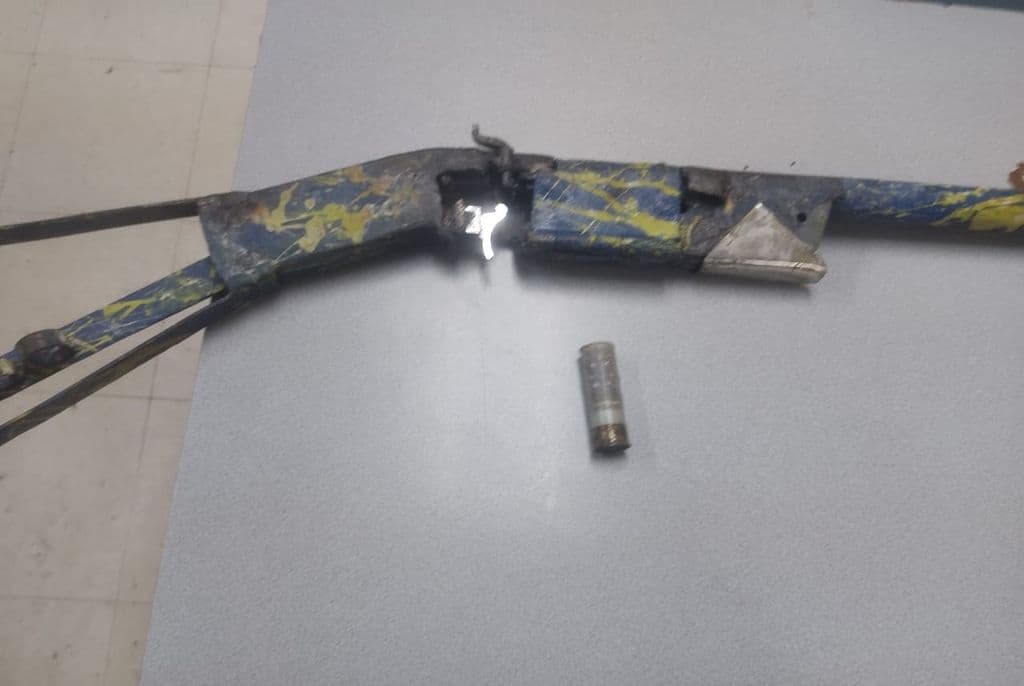 Two held and three firearms seized in police exercises