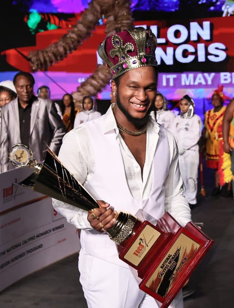 Helon Francis has been crowned Calypso Monarch 2025