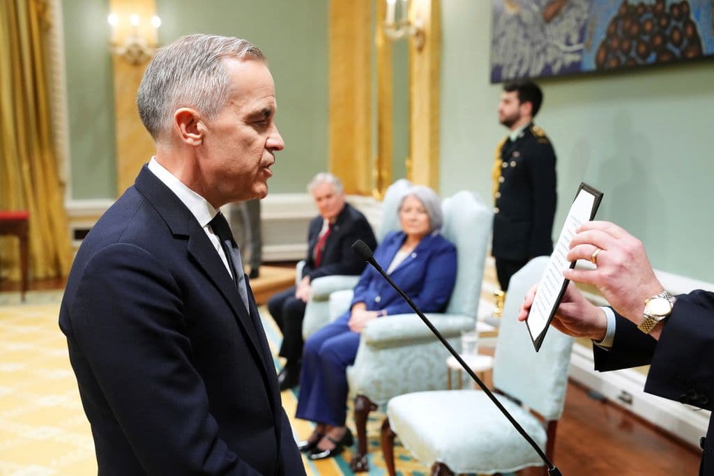 Mark Carney sworn in as Canada’s new prime minister