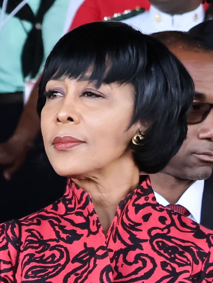 Wife Sharon welcomes PM Rowley home into retirement