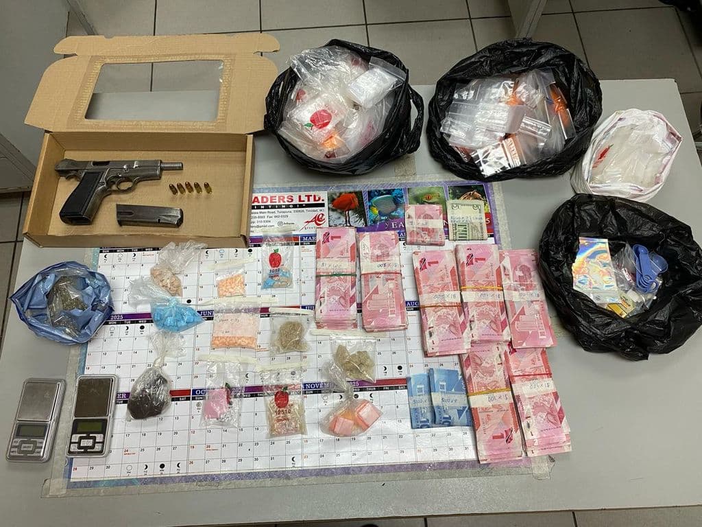 River-limers arrested in Caura with firearm, narcotics