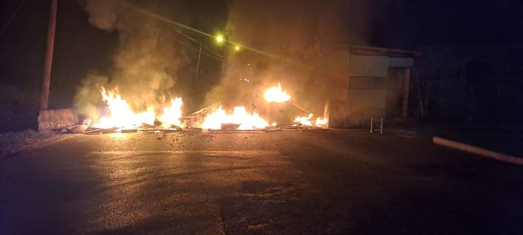 Todds Road residents stage fiery protest
