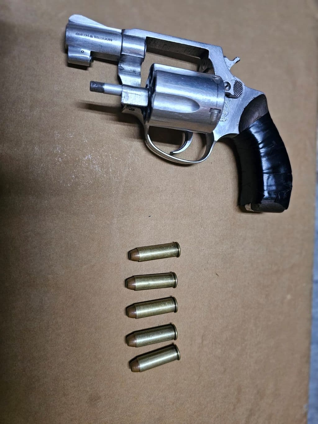Eight held, two firearms and ammunition seized