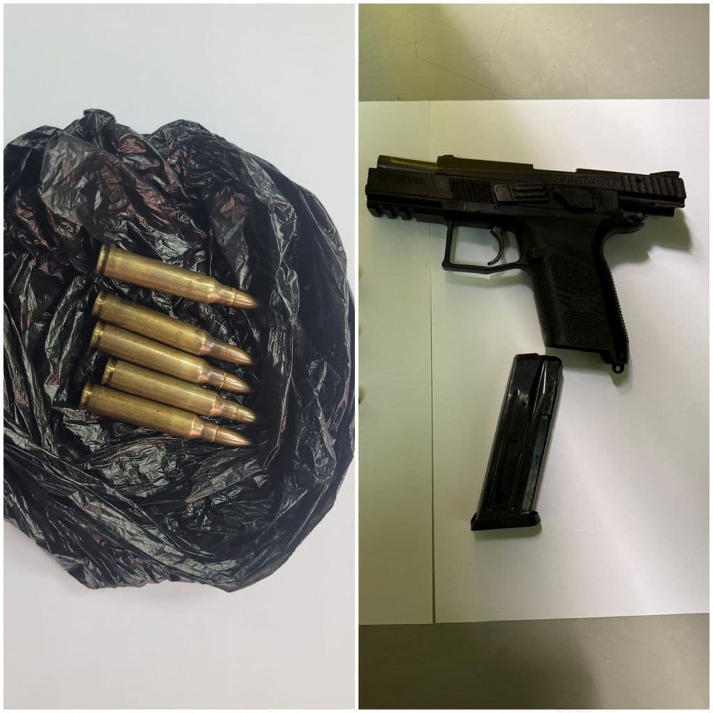 Four held, firearm, ammunition and cannabis seized