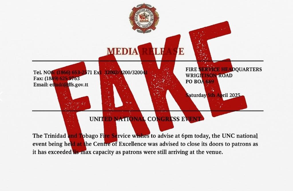 UNC shares fake fire service release, then deletes post
