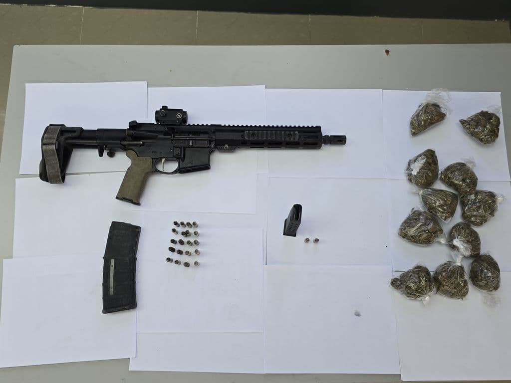 Police seize AR-15, drugs and stolen items in Tobago raid