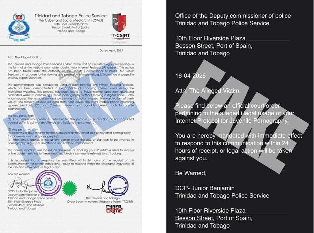 TTPS warns of fraudulent document circulating