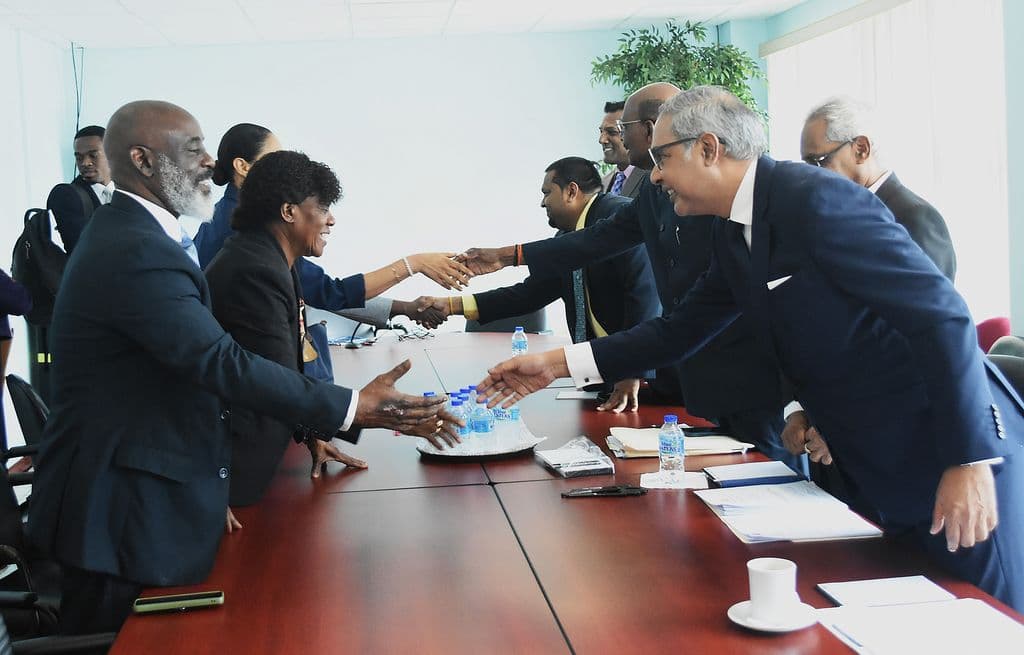 Caricom observers hold talks with UNC, NTA, and EBC