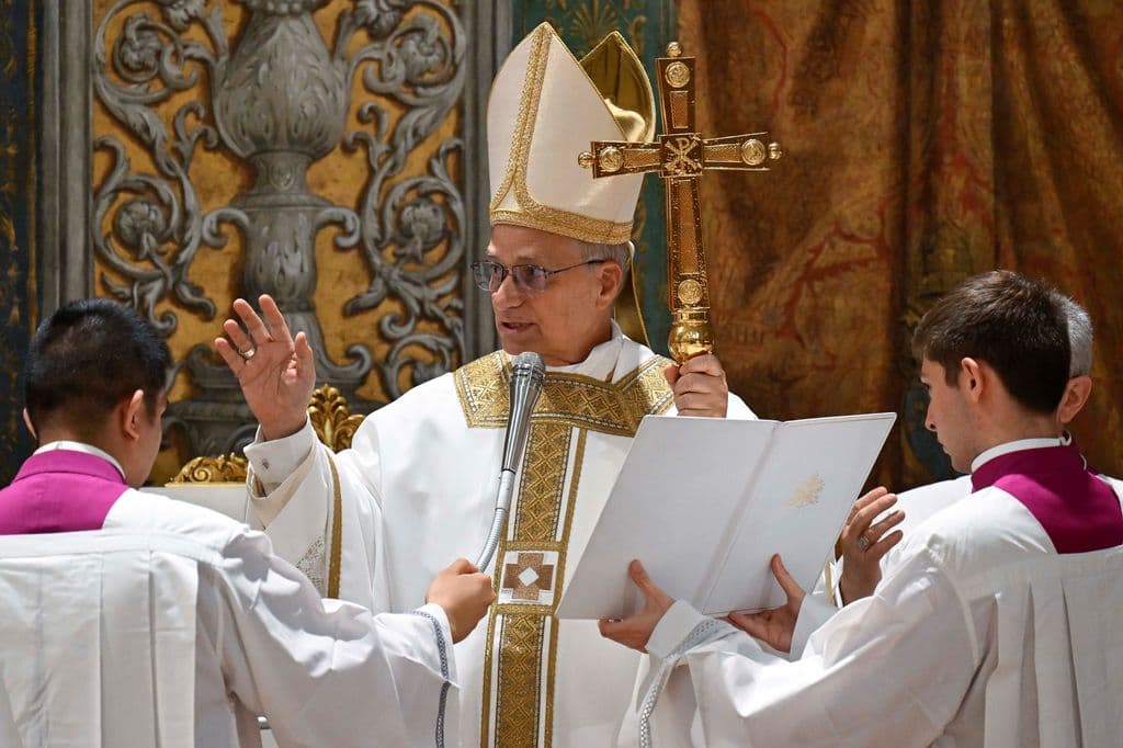 Pope Leo XIV celebrates first Mass as details emerge of how votes coalesced in the conclave