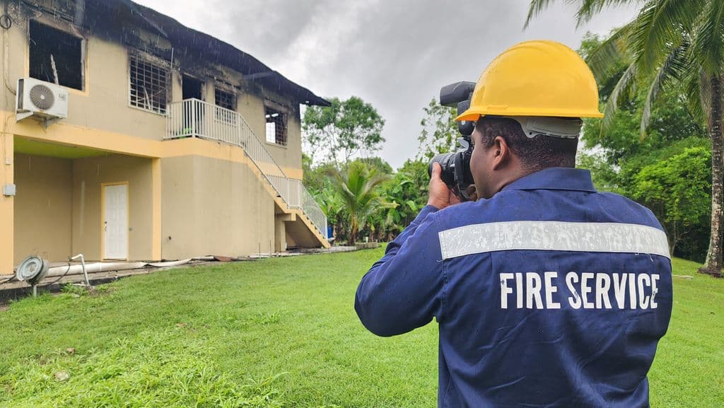Family loses home in fire as Princes Town station remains closed