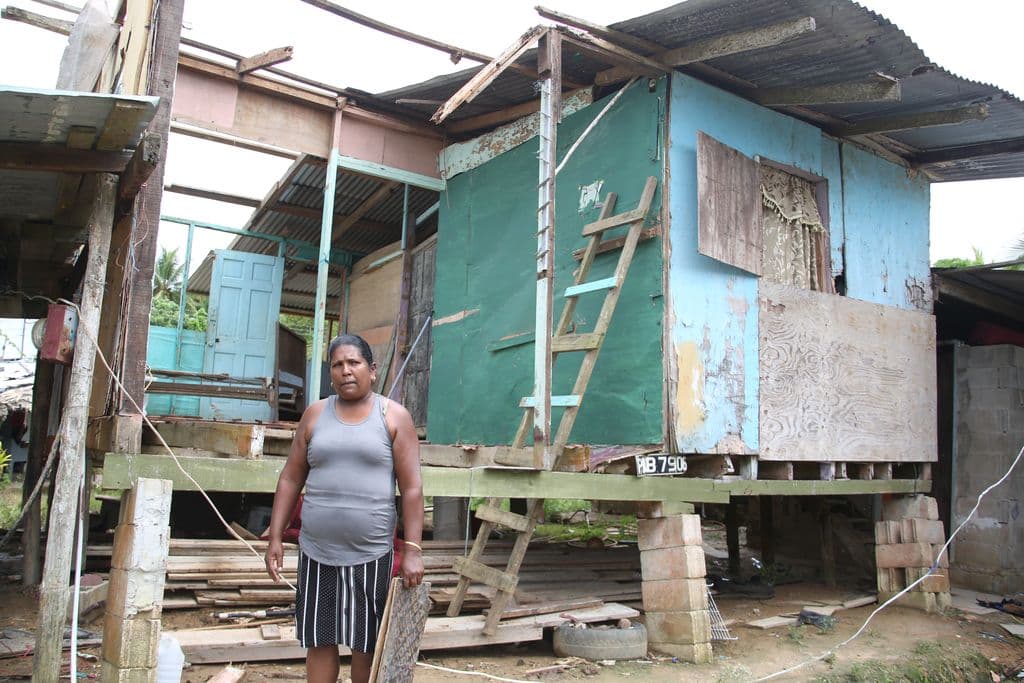 Moruga couple pleads for help after roof caves in during heavy showers