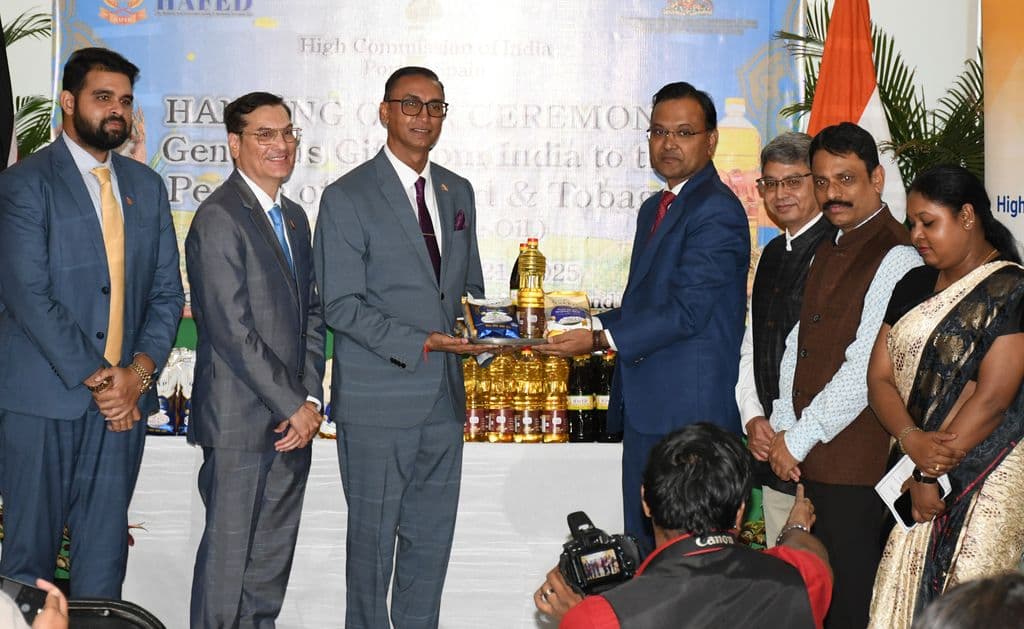 India donates rice, oil to support food security in T&T