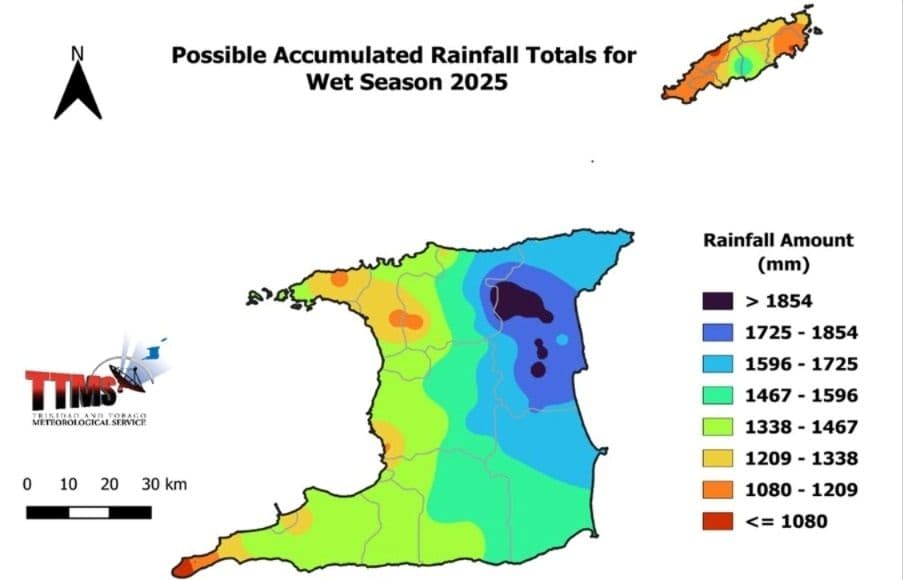 TTMS predicts near-normal rainfall for 2025 Wet Season