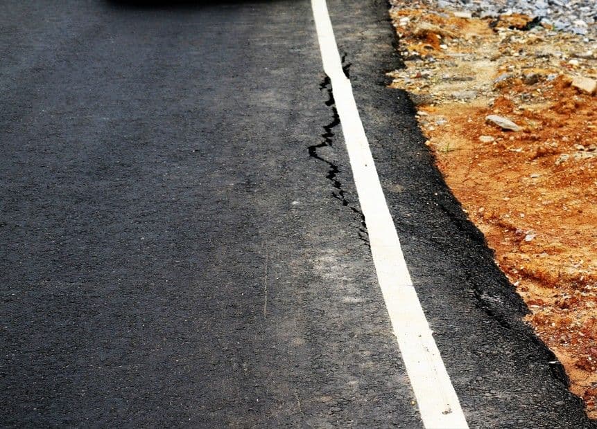 Cracks near Elmina Clarke-Allen Highway; engineer says work not finished