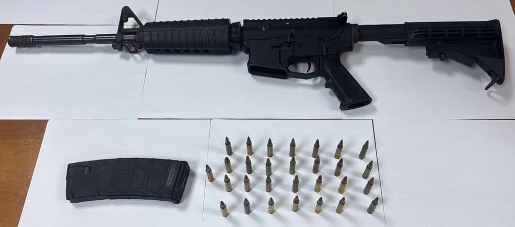 Five held, five firearms seized