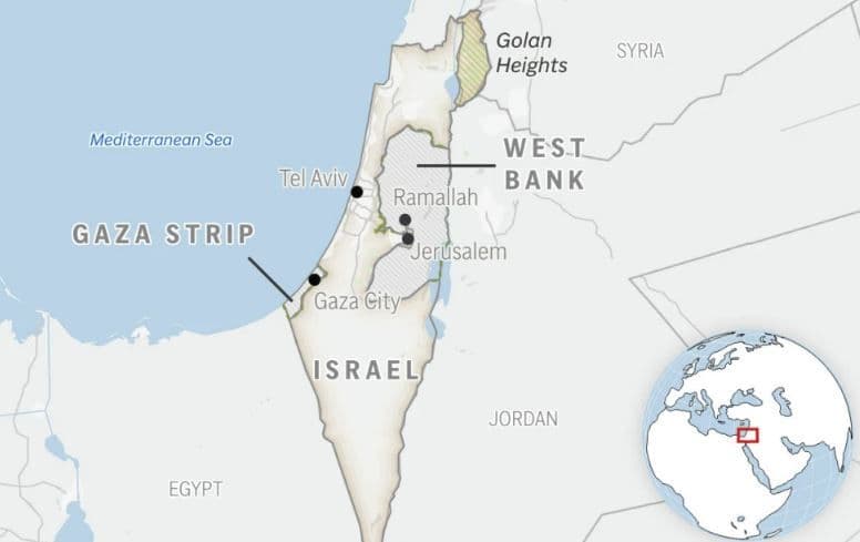 An Israeli strike on Gaza kills 14 Palestinians, mostly women and children