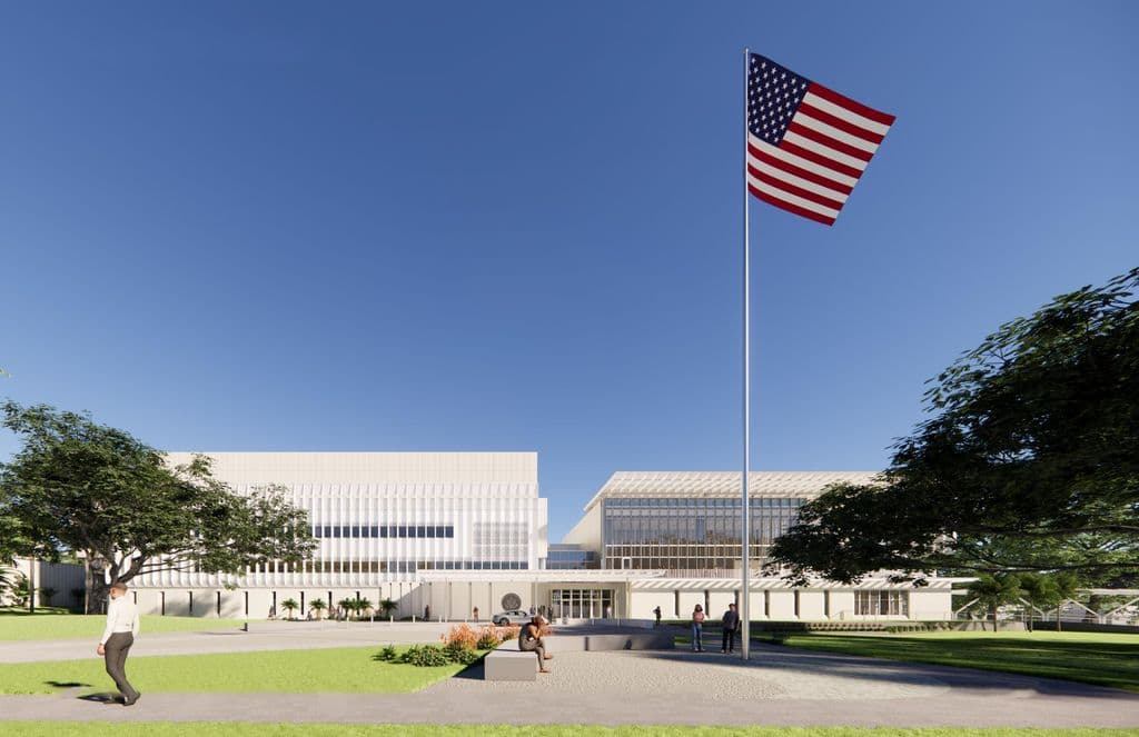 Construction begins on new US$400M US embassy