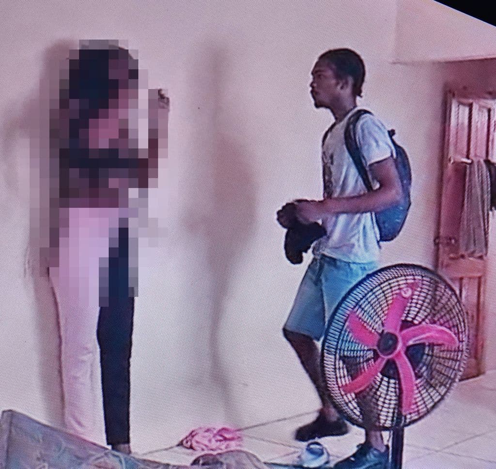 Police hunt for man seen beating young woman in video