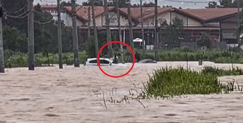 Stranded driver found safe as emergency efforts continue