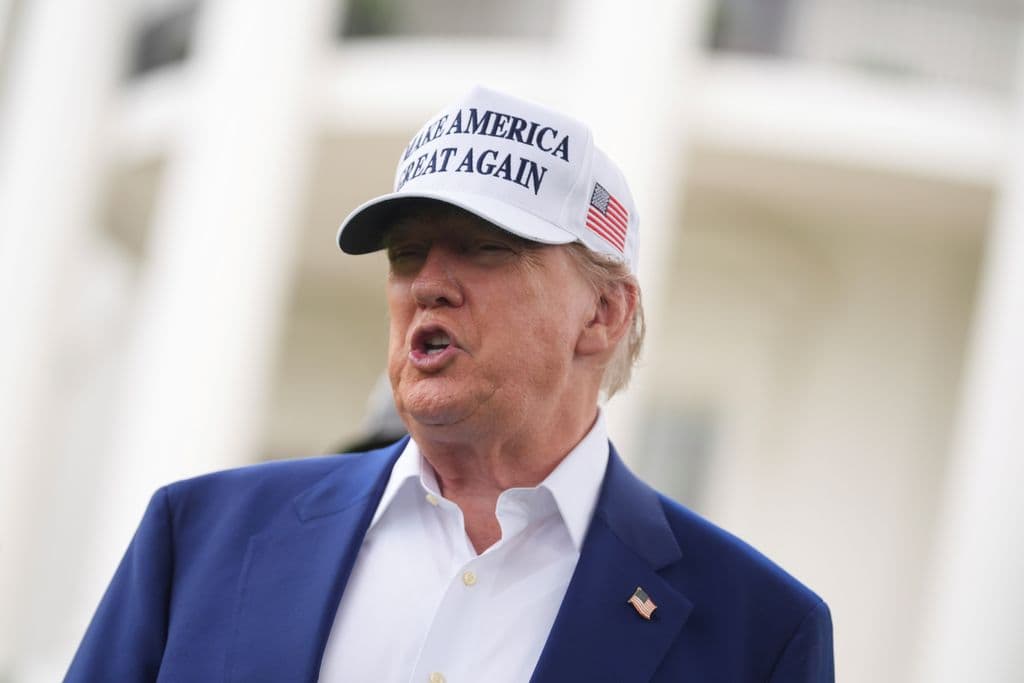 ‘Nobody knows’: Trump won’t say whether he will move forward with US strikes on Iran