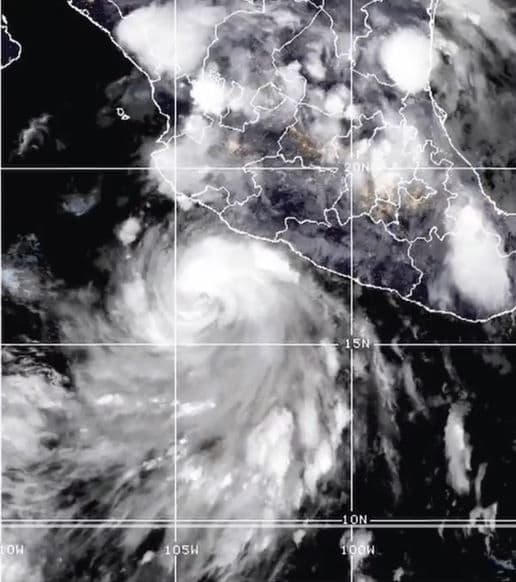 Hurricane Flossie strengthens further off Mexico’s Pacific coast
