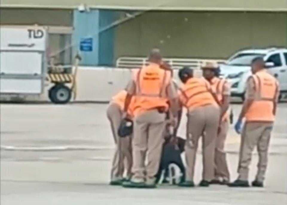 Man held after breaching airport security