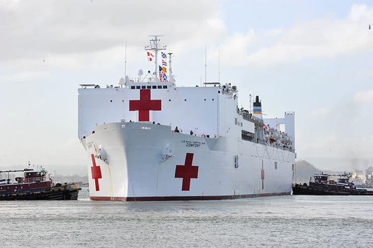 USNS Comfort to offer free medical services