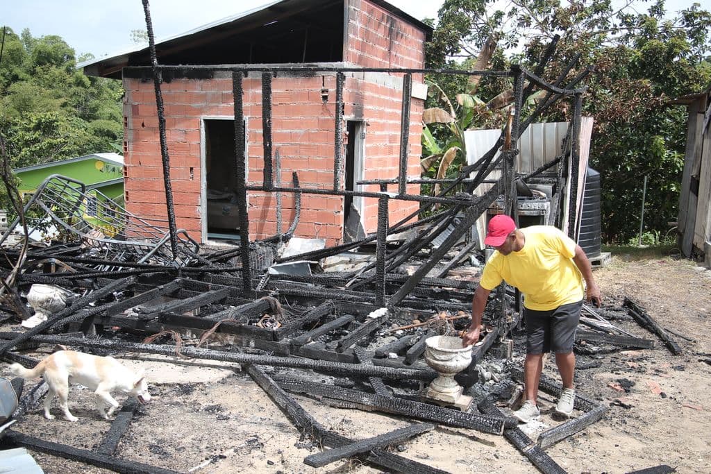 Siparia mom begs arson suspect to surrender after losing home