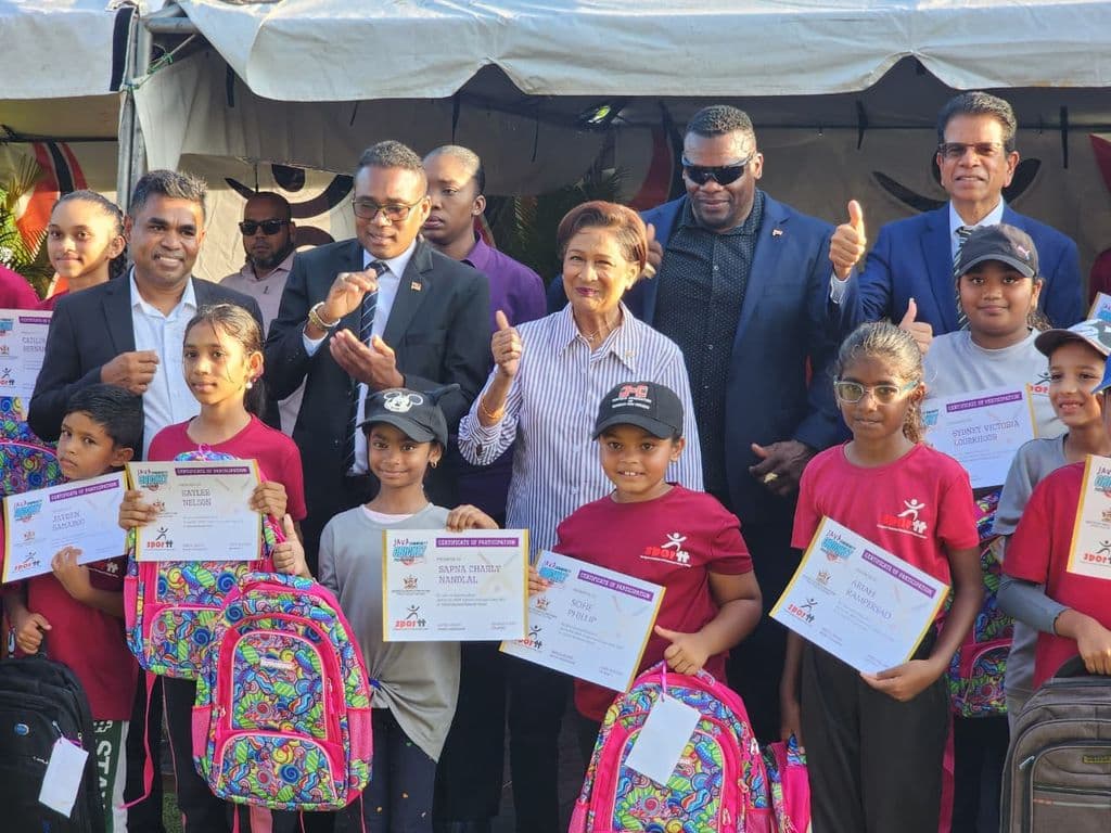 Prime Minister trips at cricket camp event in Penal