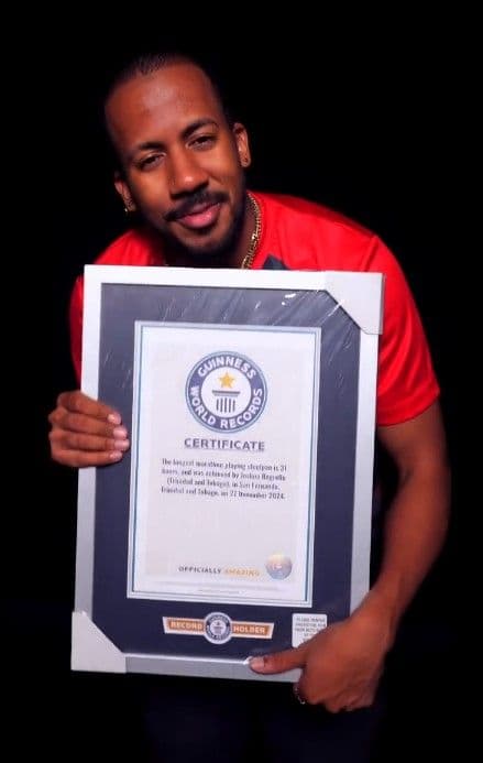Record-holder Regrello gets Guinness certificate