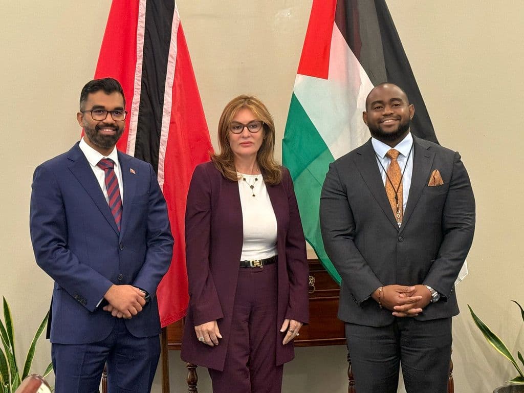 Trinidad and Tobago welcomes Palestinian ambassador