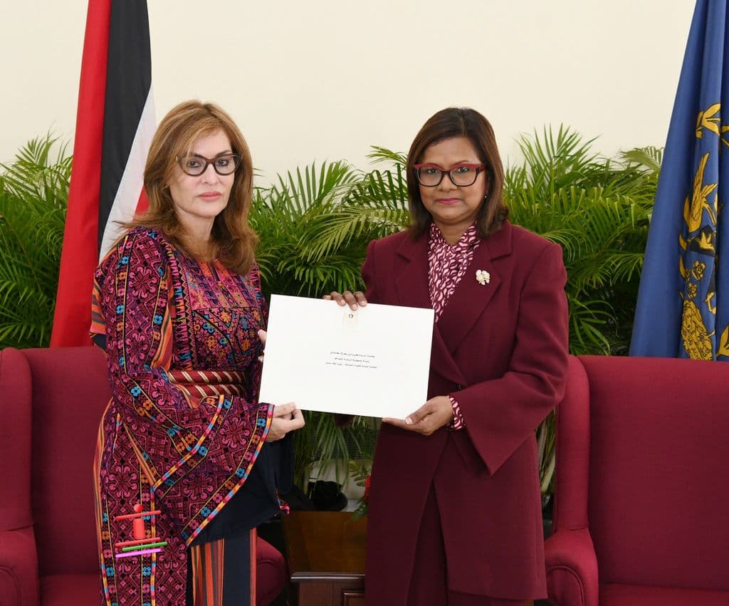Palestinian Ambassador arrives in T&T