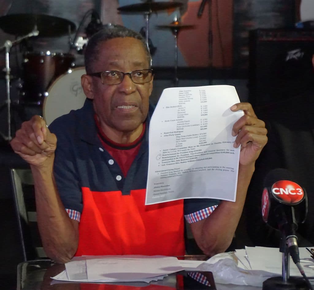 Calypsonians call for TUCO audit; president denies wrongdoing