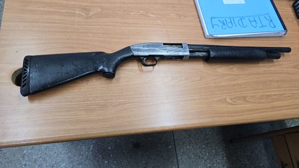 Shotgun found in tree trunk, man held in Fyzabad