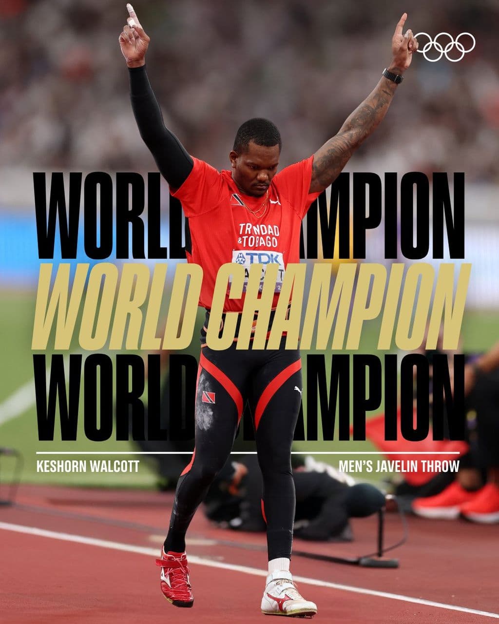 Keshorn Walcott wins World Championships gold medal