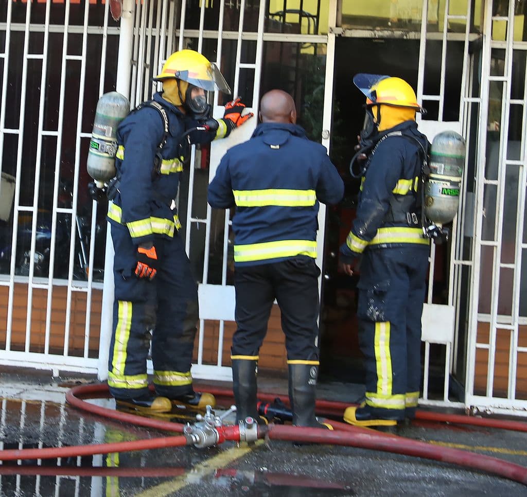 Fire Service defends storage of new breathing apparatus sets