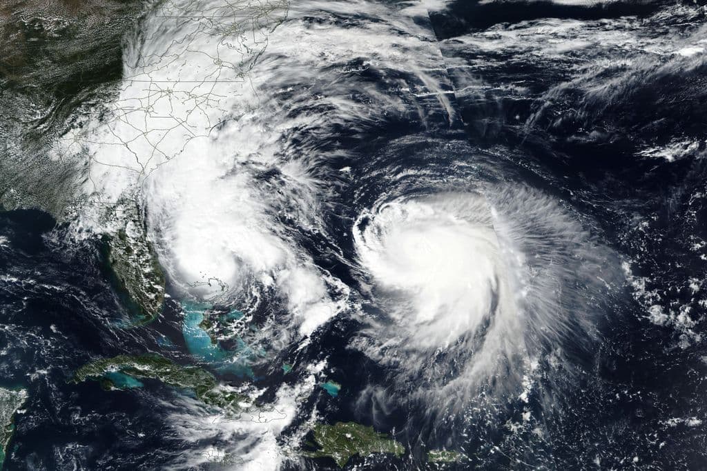 Hurricanes Humberto and Imelda charge toward Bermuda as the tiny island prepares