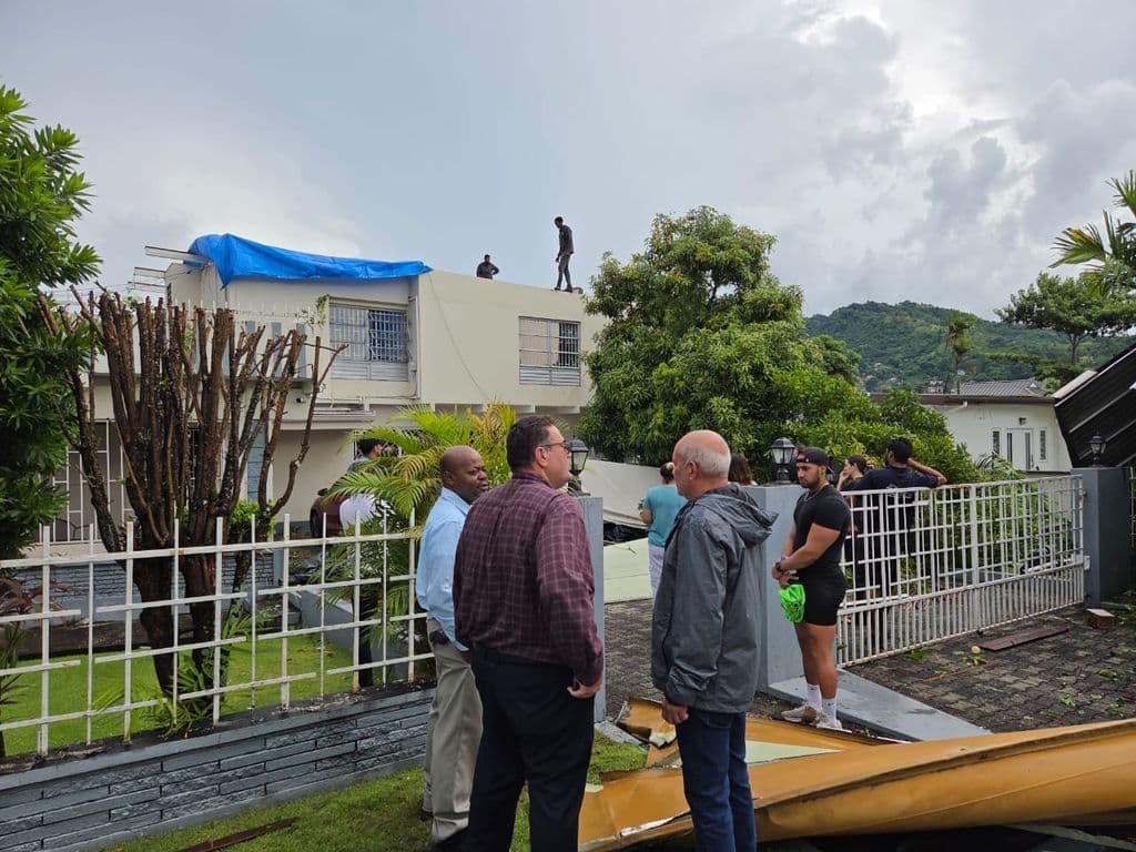 Minister confirms 13 roofs blown off in Westmoorings