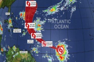 Several Caribbean countries placed on watch as tropical storm Jerry strengthens