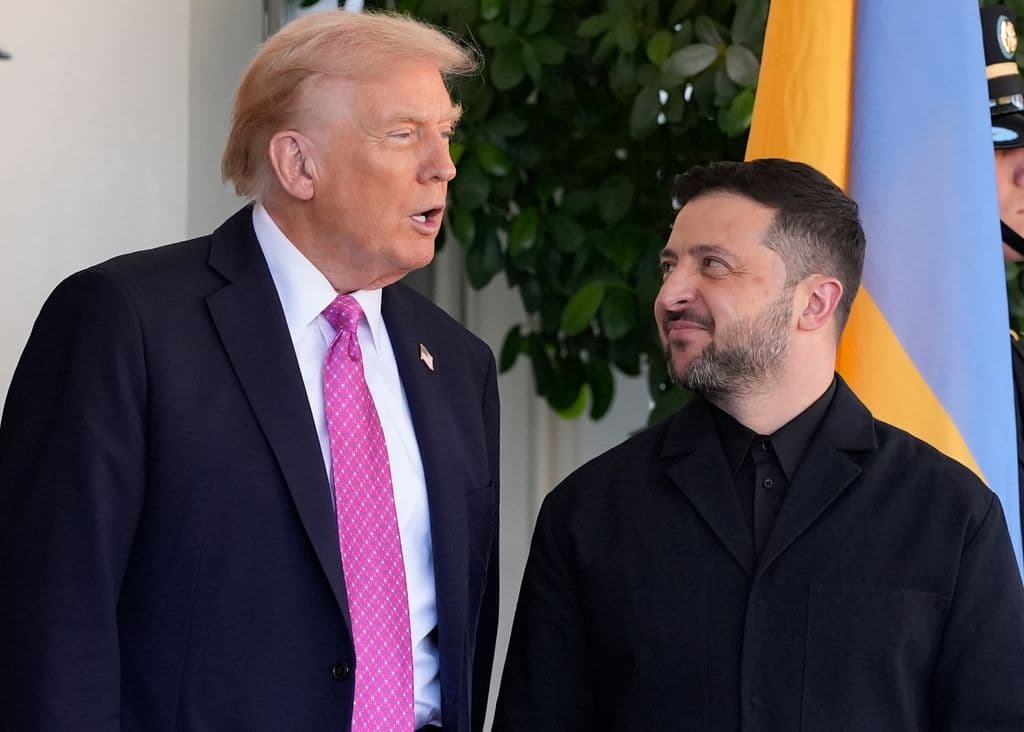 After Zelenskyy meeting, Trump calls on Ukraine and Russia to ‘stop where they are’ and end the war