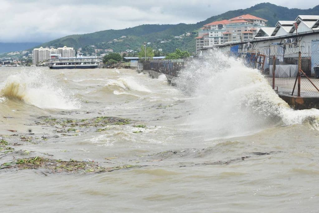 Met Office warns of flooding, rough seas as tropical wave passes