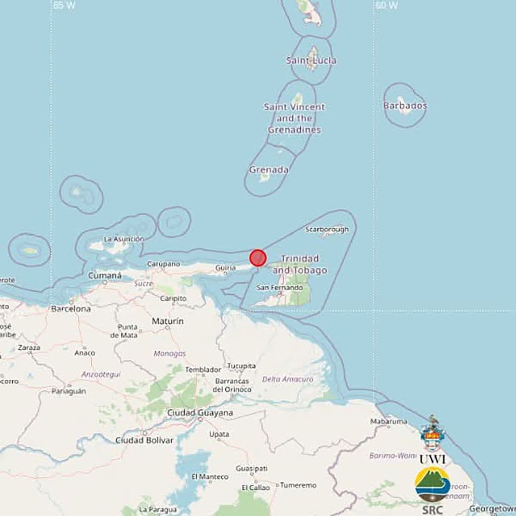 5.0-magnitude earthquake recorded near Trinidad