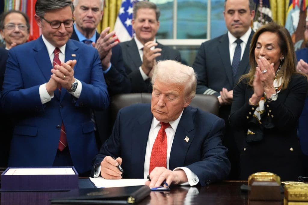 Trump signs government funding bill, ending record 43-day shutdown