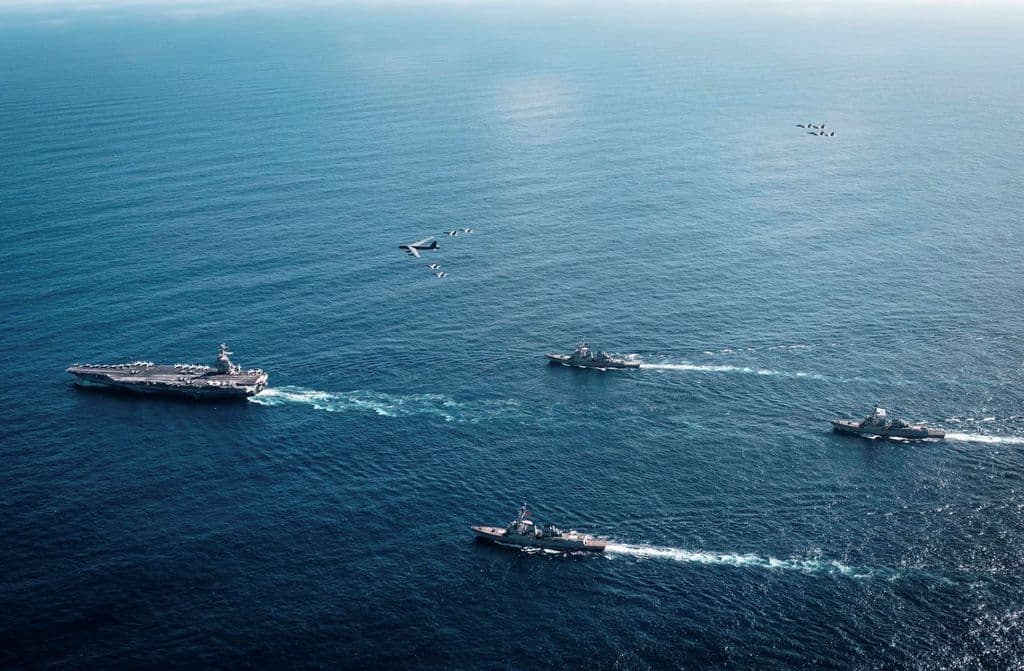 Gerald R. Ford carrier strike group enters Caribbean Sea