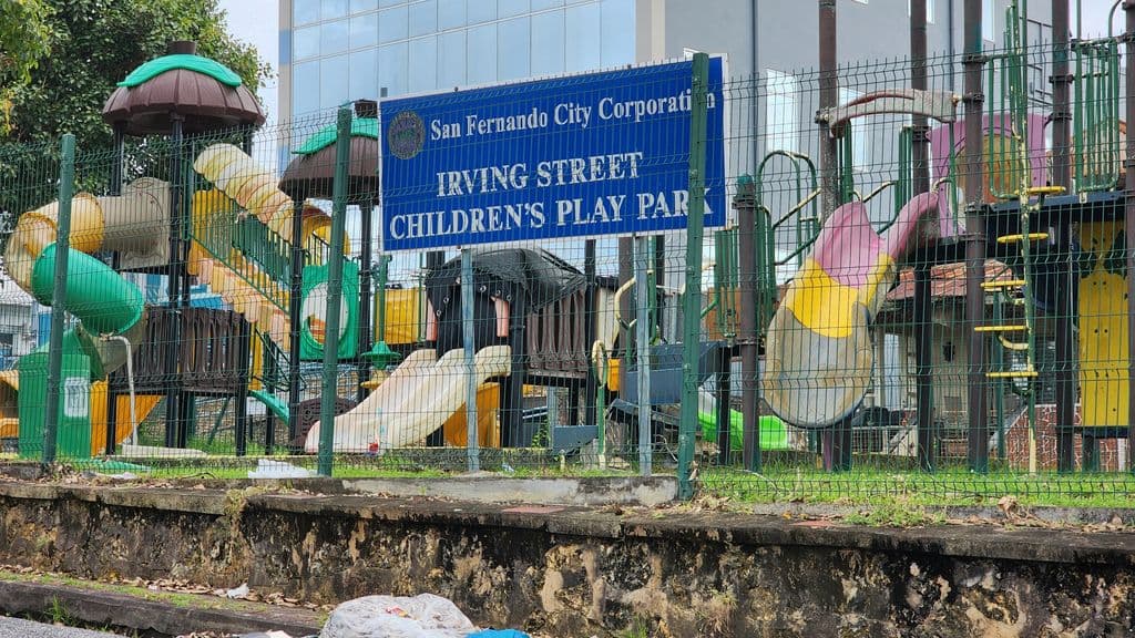 Homeless man takes over children's Play Park
