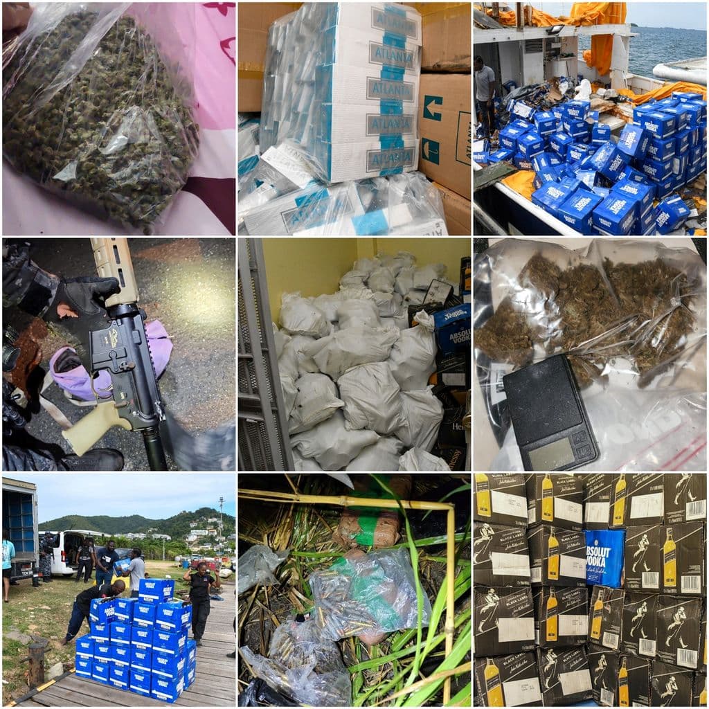 Island-wide crackdown nets illicit alcohol, guns and gambling