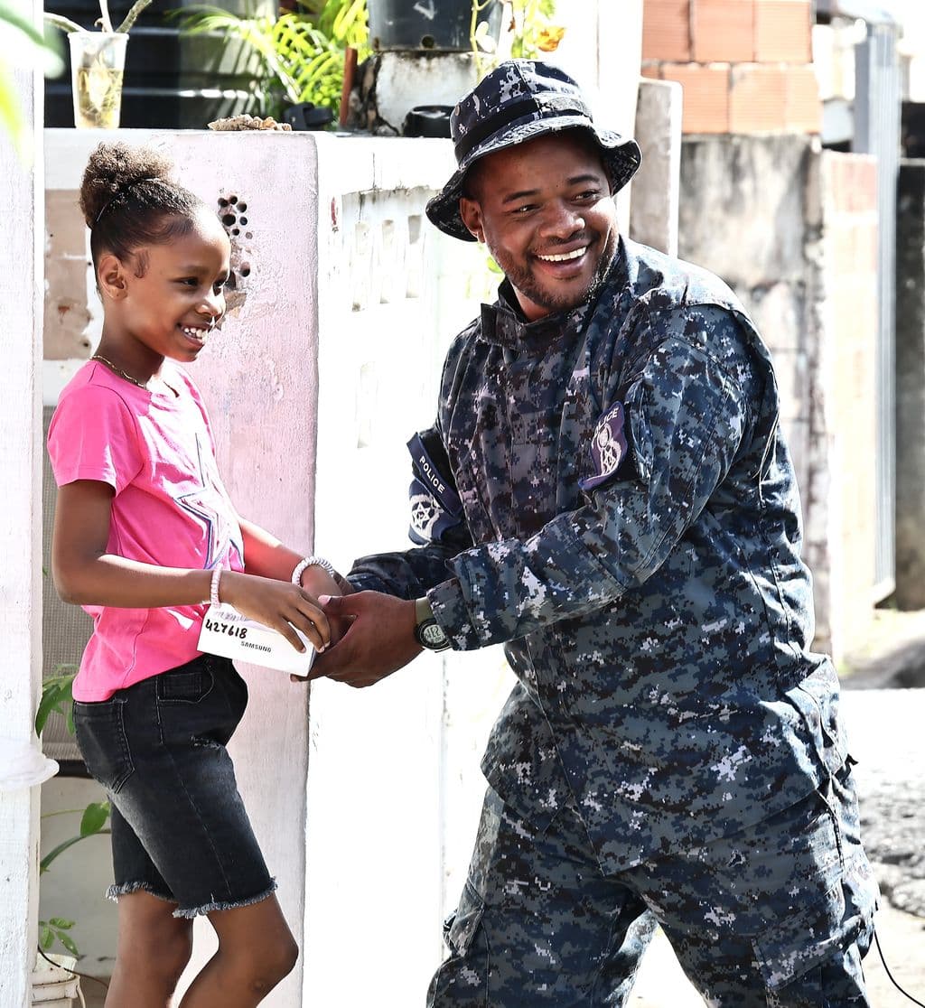 IATF officers bring joy to girl who fell into river