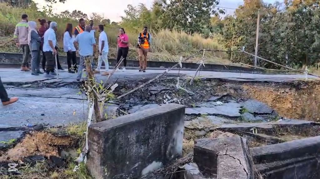 Works continue on Piparo roads amid mud volcano activity