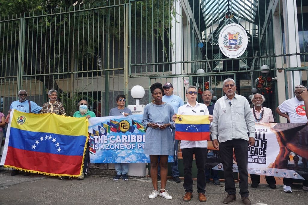 Local civil groups support Venezuela, condemn US actions